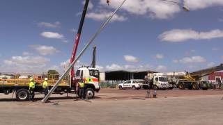 MRWA Standard Light Pole installation [upl. by Jamison]