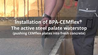 CEMflex waterstop active [upl. by Ecirtal176]