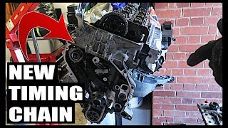 BMW N47 Timing Chain Replacement  Part 2 [upl. by Chemar]