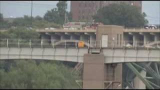 Minneapolis 35W Bridge Collapse Raw Video [upl. by Sirromal595]