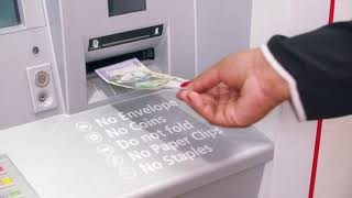 Scotia ATM  How to make a deposit [upl. by Archambault]