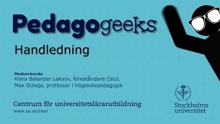 Pedagogeeks Handledning [upl. by Anipsed]