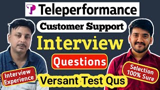 How To Crack Teleperformance Interview  Teleperformance Customer Support Interview Question amp AMCAT [upl. by Ymaral152]