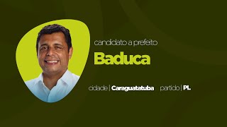 Baduca — Caraguatatuba  Eleições 2024 • Sabatinas [upl. by Yuht]