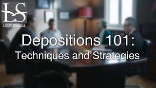 Depositions 101 Techniques and Strategies [upl. by Jordison480]