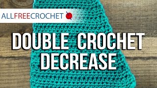 Double Crochet Decrease LeftHanded Tutorial [upl. by Koh827]