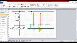 M02 Lec09 CMOS 3 Input NOR Gate Stick Diagram [upl. by Dnomed]