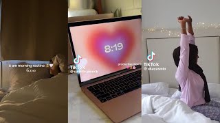 Aesthetic Morning Routines TikTok Compilation [upl. by Lyrac]