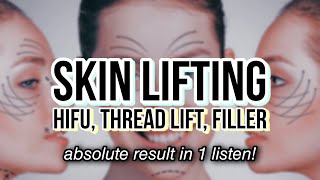 ༄༊ FACE LIFTING amp Youthful Skin Subliminal  hifu thread lift filler RESULT IN 1 LISTEN [upl. by Yuji322]