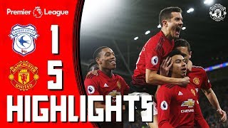 Highlights  Cardiff 15 Manchester United  Premier League [upl. by Notfol]