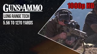 Long Range Tech Shooting 1270 Yards with the 556 NATO [upl. by Caressa288]