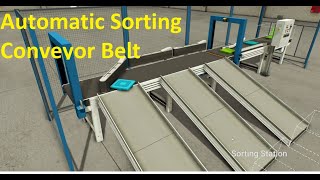 Automatic sorting conveyor belt  Graduation project 2017  Mechatronics  Egypt [upl. by Caraviello]