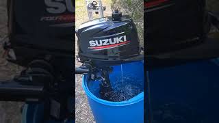 SUZUKI 2020 6HP 4 STROKE BREAK IN [upl. by Ecirtnuahs]