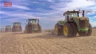 12 JOHN DEERE Tractors Plow Up 11000 Acres [upl. by Kahl]