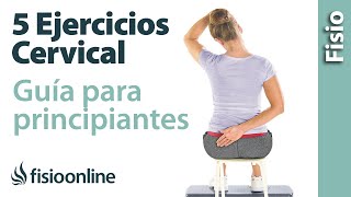 5 Ejercicios fáciles para cervicales  GUIA PARA PRINCIPIANTES [upl. by Dynah607]