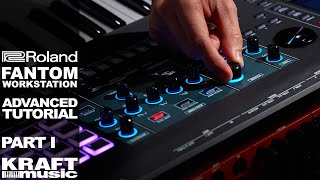 Roland Fantom Music Workstation  Advanced Tutorial with Scott Tibbs Part I [upl. by Fishman]