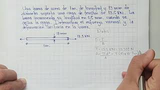 ESFUERZO Y DEFORMACIÓN Ejercicio 4 Stress amp Strain [upl. by Pancho]