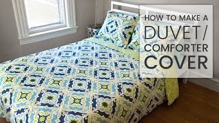 How to Make a Duvet Cover [upl. by Arvin]