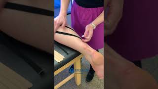 Lymphatic taping tachnique for legs [upl. by Costa]