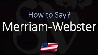 How to Pronounce Merriam Webster CORRECTLY [upl. by Jephthah824]