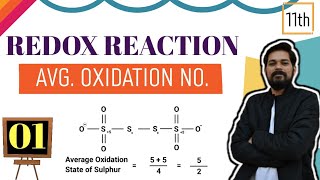 Redox Reactions Mole Concept2 । Class 11 L1  Average Oxidation Number Calculation [upl. by Abdulla]