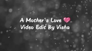 A Mothers Love Malaysian Tamil Song Fan Made Lyrical Video [upl. by Elokin]