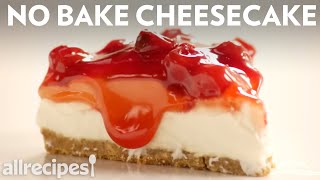 How To Make No Bake Cheesecake  Allrecipes [upl. by Aihsekyw]