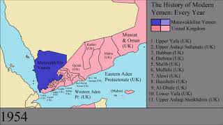 The History of Modern Yemen Every Year [upl. by Safir265]