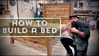 DIY Bed Build  How to Build a Bed [upl. by Kipp]