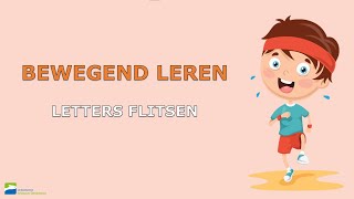 Bewegend leren  Letters flitsen  lange klanken [upl. by Coniah258]