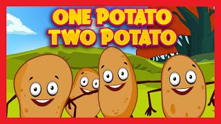 ONE POTATO TWO POTATO Song for Kids  PATATO SONG  Rhymes For Children  English [upl. by Akimihs118]