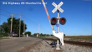 Railroad Crossings of the NS Memphis District East End Part 2 Decatur AL to Fackler AL [upl. by Yerrok]