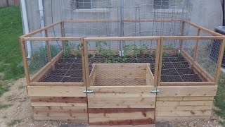 Around the Home 25 Building a U Shaped Raised Bed Part 1 [upl. by Blessington953]