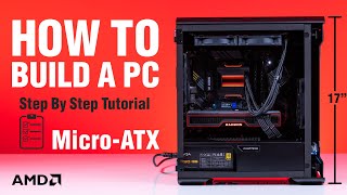 How To Build A Micro ATX PC Mid size [upl. by Bethina]