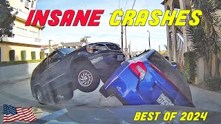 BEST OF CAR CRASHES 2024 [upl. by Gurl]