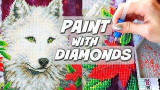 PAINTING WITH DIAMONDS Diamond Dotz Demo amp Review  SoCraftastic [upl. by Michelina772]