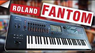 The Roland Fantom Synthesizer In Action [upl. by Llerud507]