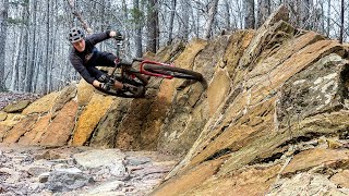 BEST TRAIL EVER Mountain Biking Fitzgerald Mountain in Springdale Arkansas [upl. by Kcirdahc]