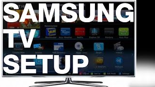 Samsung smart tv turning on for the first time SetUp guide manual [upl. by Kariv]