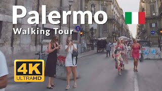 Palermo Sicily Walking Tour 4K Italy 🇮🇹 [upl. by Alejandrina660]