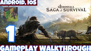 Stormfall Saga Of Survival  Gameplay Walkthrough Part 1  Tutorial [upl. by Nostaw]