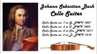 Johann Sebastian Bach  Cello suites in 432 Hz great for reading or studying [upl. by Warms168]