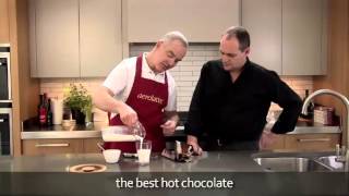 How to make a hot chocolate using an aerolatte milk frother [upl. by Hermosa81]