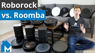 Roborock vs Roomba — Which Robot Vacuum is Best [upl. by Concordia]