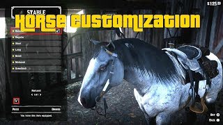 Red Dead Redemtion 2  Horse Customization [upl. by Lisbeth]