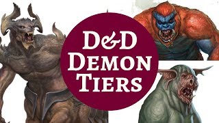 DampD MONSTER RANKINGS  DEMONS pt 1 [upl. by Joshuah]