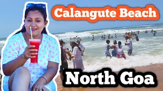 DISCOVER Calangute Beach JUST STEPS FROM MY HOTEL [upl. by Munn704]