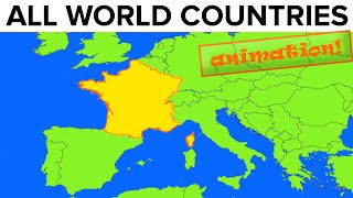 All World Countries · Map  Flag  Capital City  Pronunciation [upl. by Eada771]