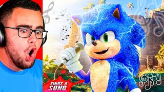 Reacting to SONIC Sings A SONG Insane [upl. by Aisenet11]