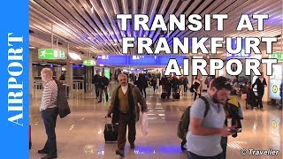 TRANSIT WALK AT FRANKFURT Airport FRA Terminal 1  Connection Flight Transfer Arriving amp Departing [upl. by Sophi]